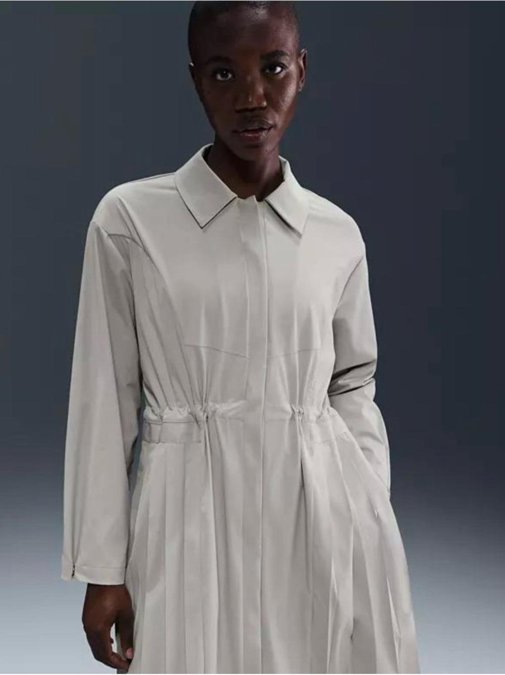 NWT Nike 24.7 PerfectStretch Dri-FIT Oversized Trench Coat XS $200